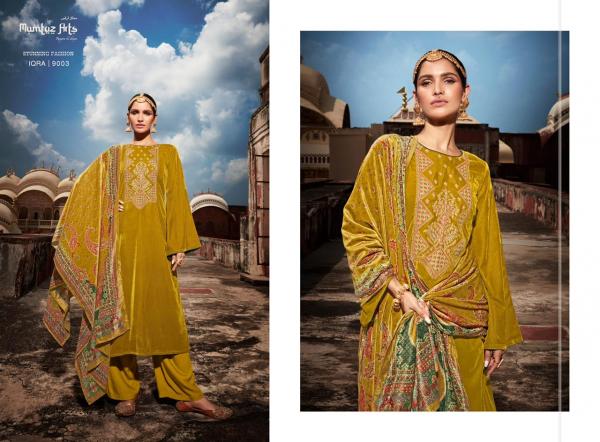 Mumtaz Iqra Pashmina Designer Dress Material Collection 